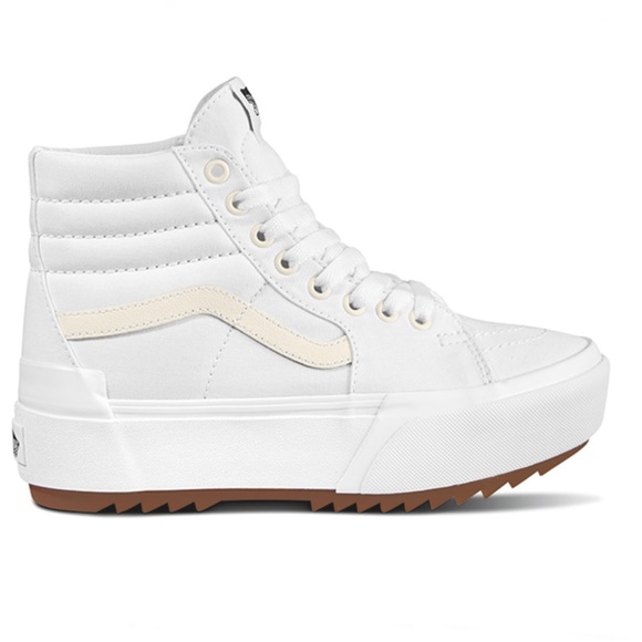 Vans WMNS Sk8-Hi Stacked (Canvas) True White
VN0A4BTWL5R Platforms Sneakers NIB - Picture 3 of 16